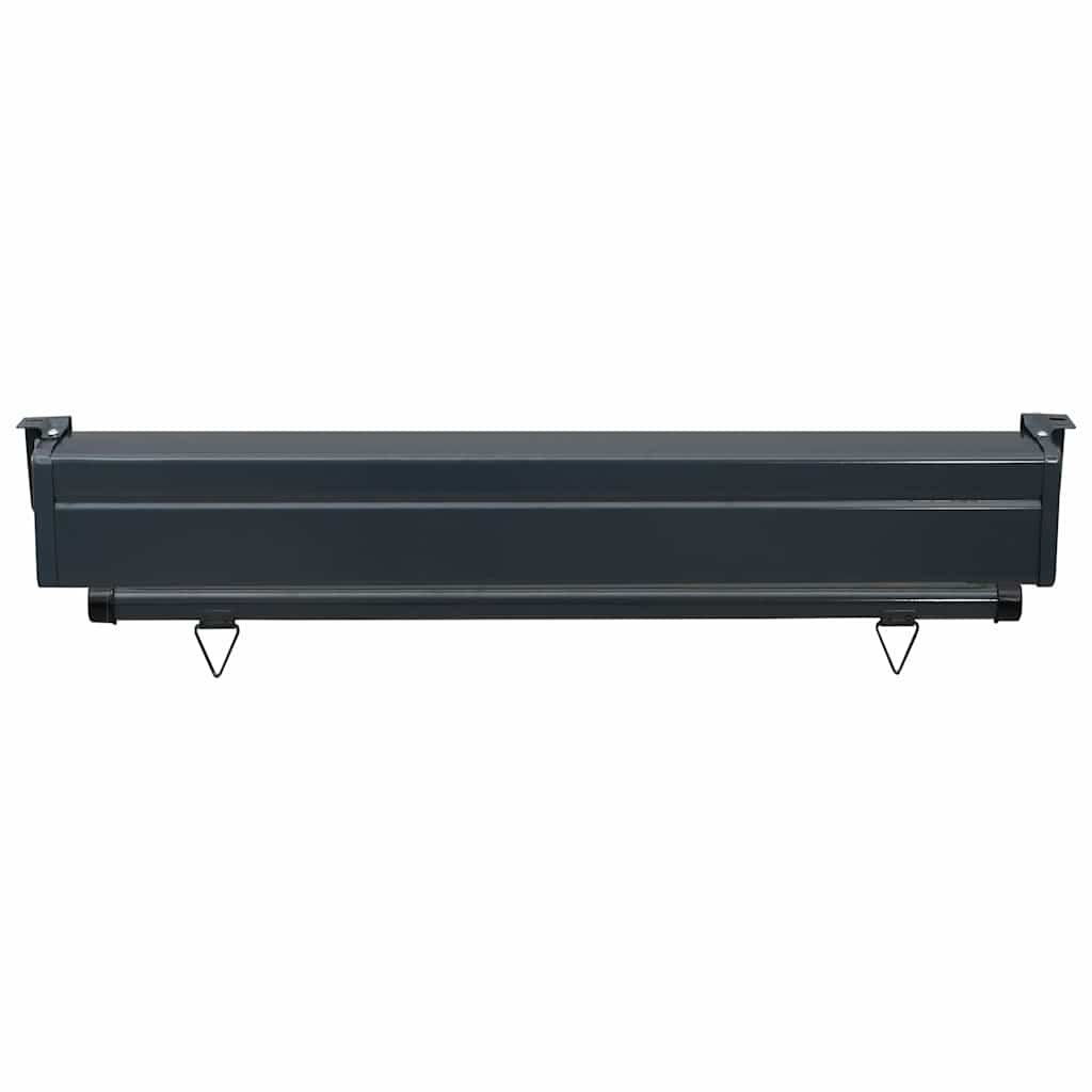 sidemarkise til altan 105x250 cm brun