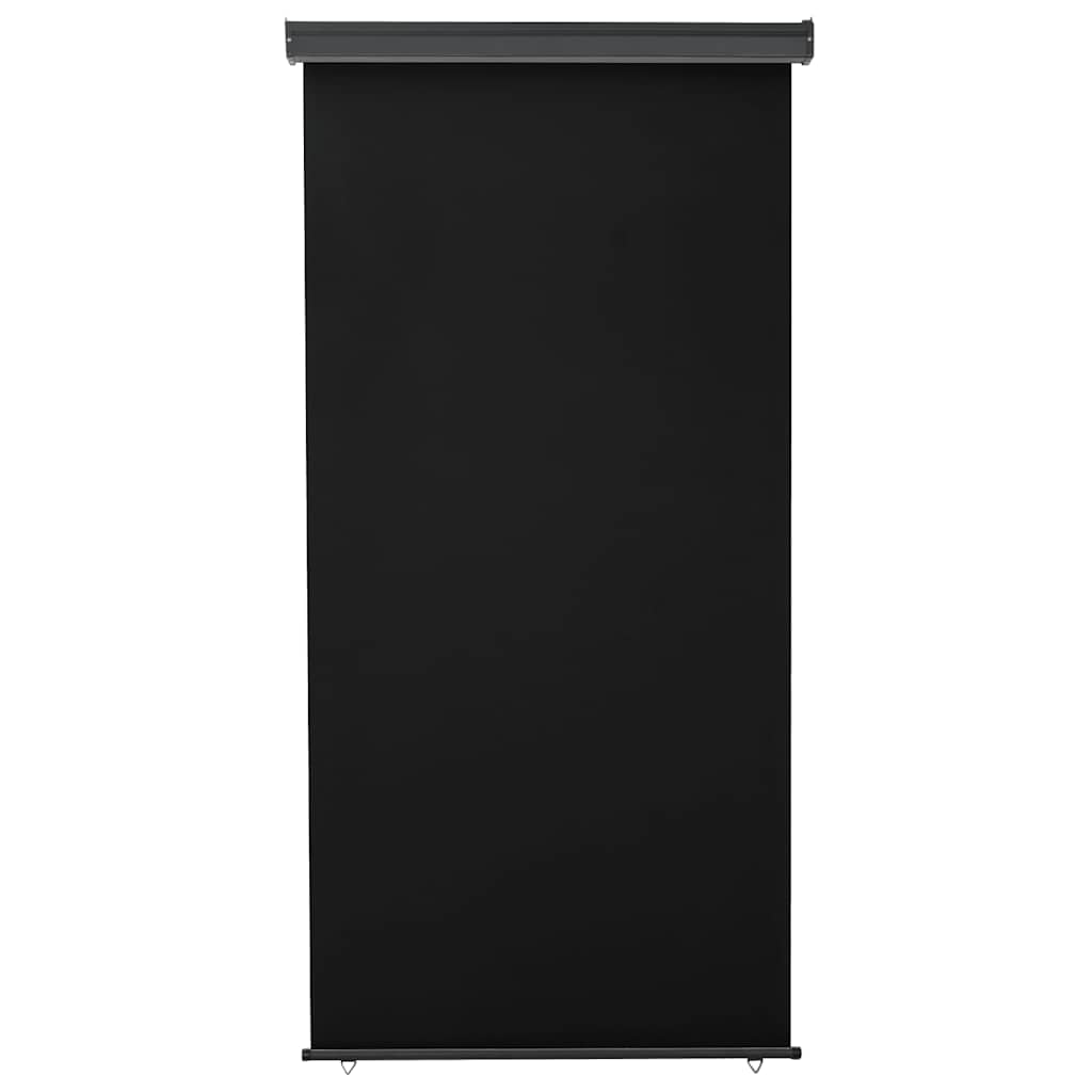 sidemarkise til altan 125x250 cm sort