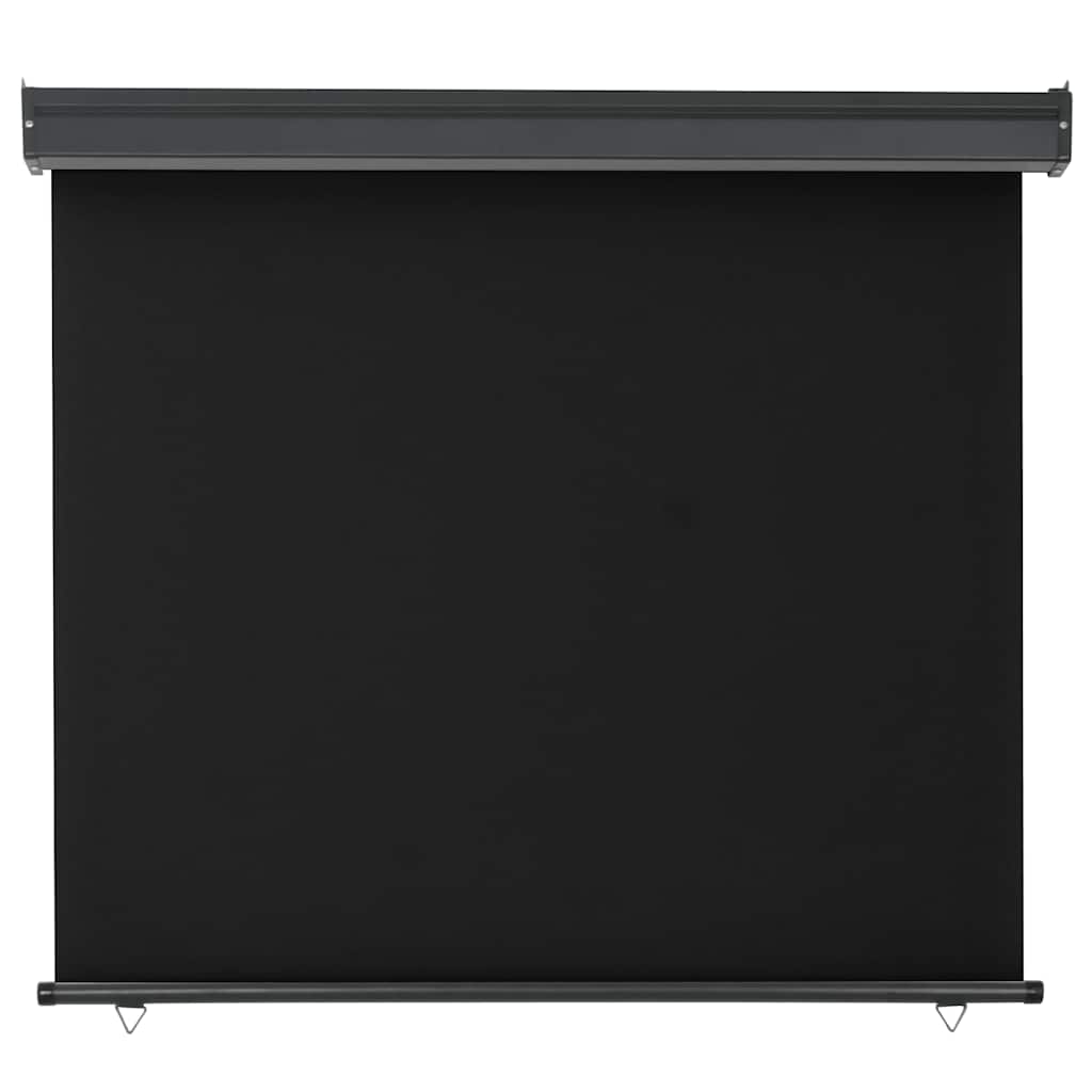 sidemarkise til altan 125x250 cm sort