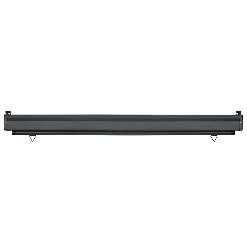 sidemarkise til altan 125x250 cm sort