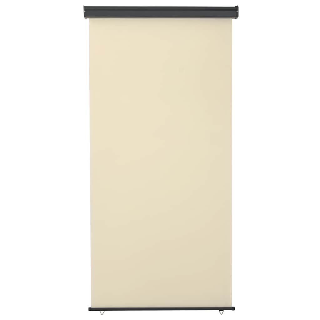 sidemarkise til altan 125x250 cm cremefarvet