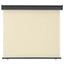 sidemarkise til altan 125x250 cm cremefarvet