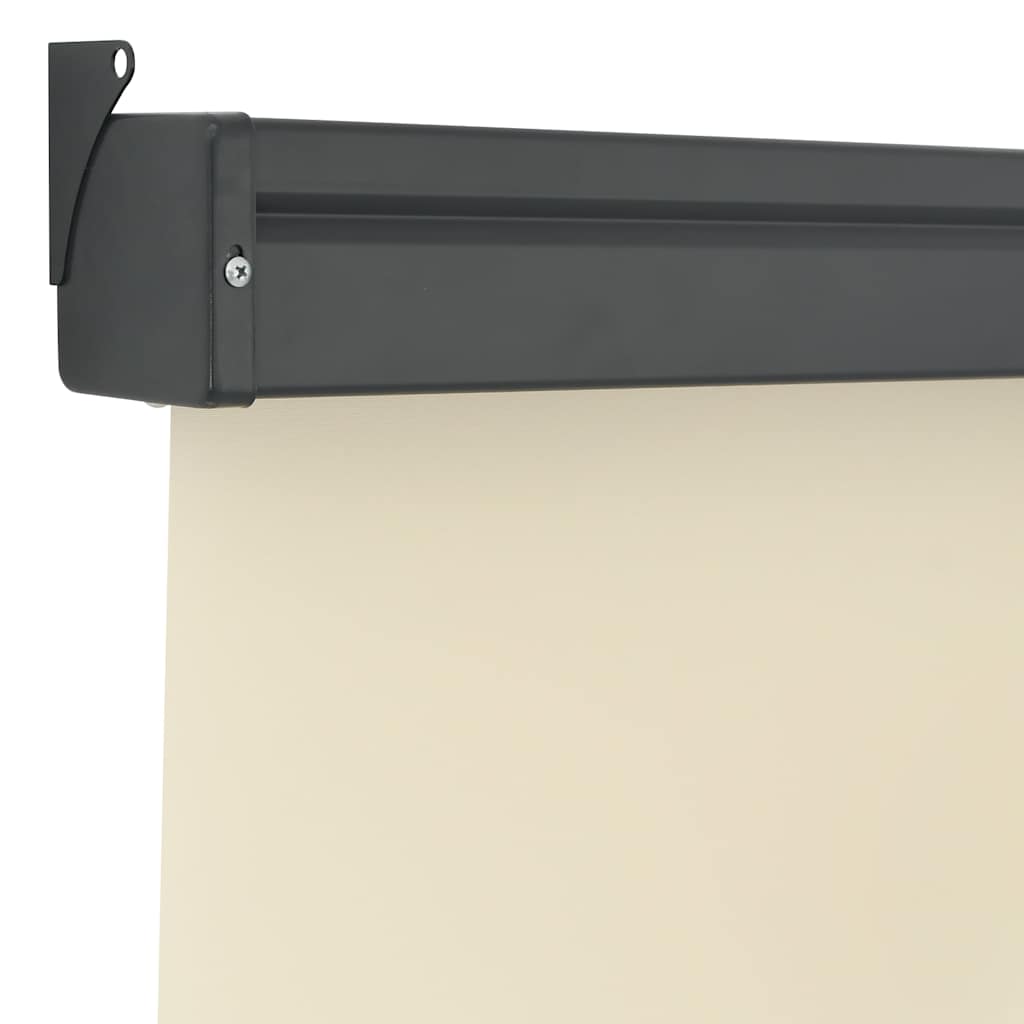 sidemarkise til altan 125x250 cm cremefarvet