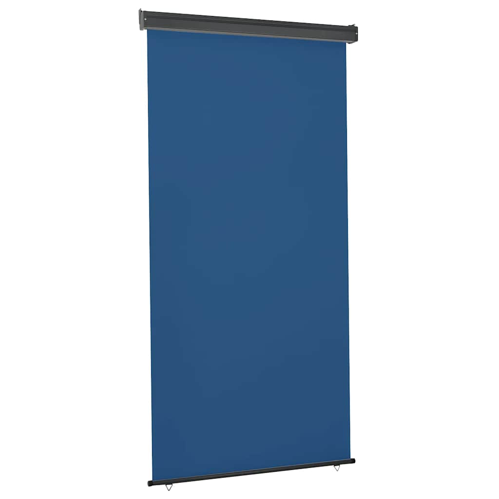 sidemarkise til altan 125x250 cm blå