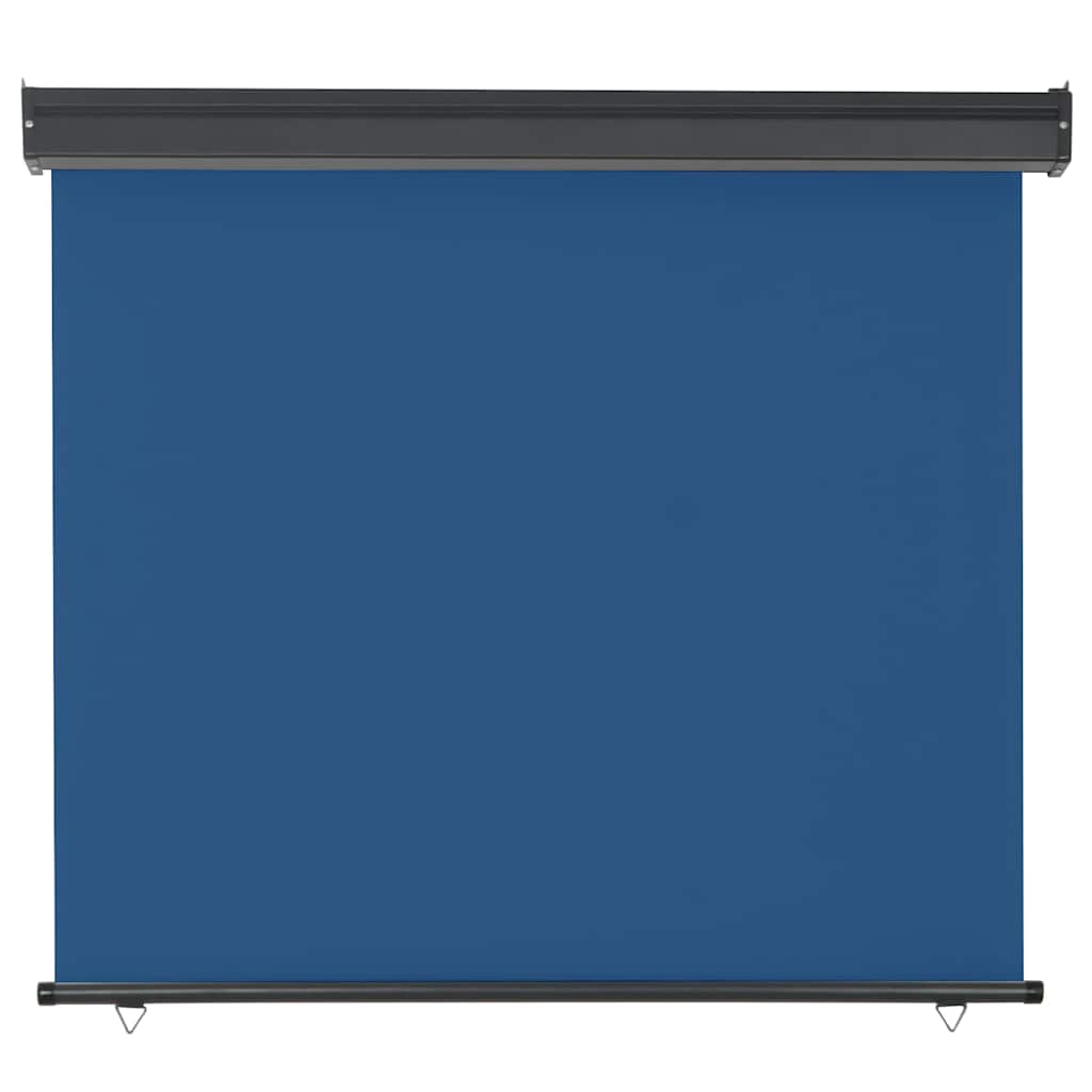 sidemarkise til altan 125x250 cm blå