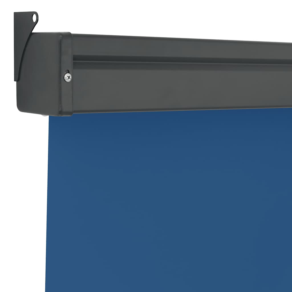 sidemarkise til altan 125x250 cm blå