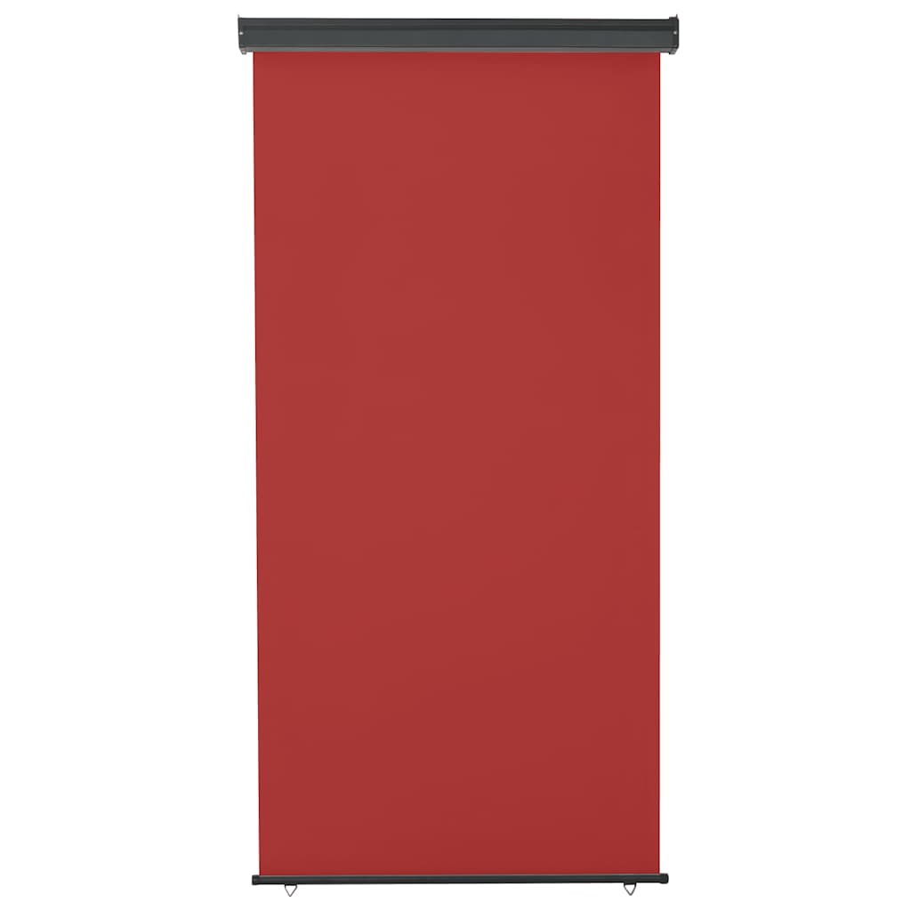 sidemarkise til altan 125x250 cm rød