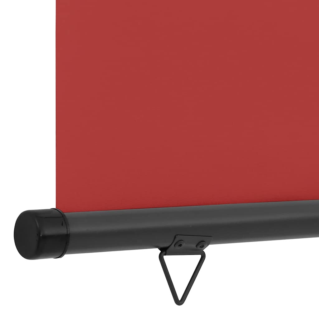 sidemarkise til altan 125x250 cm rød