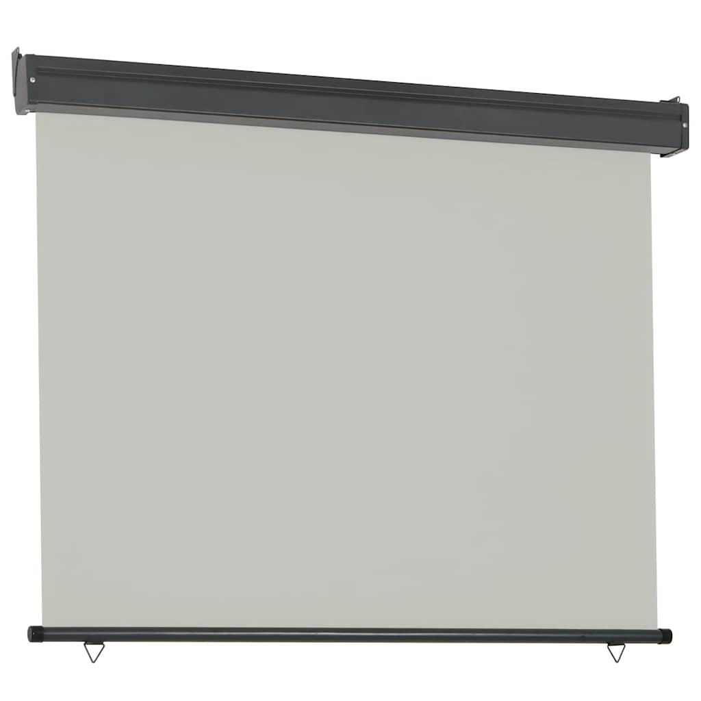 sidemarkise til altan 125x250 cm grå