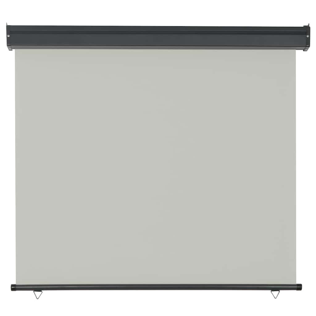 sidemarkise til altan 125x250 cm grå