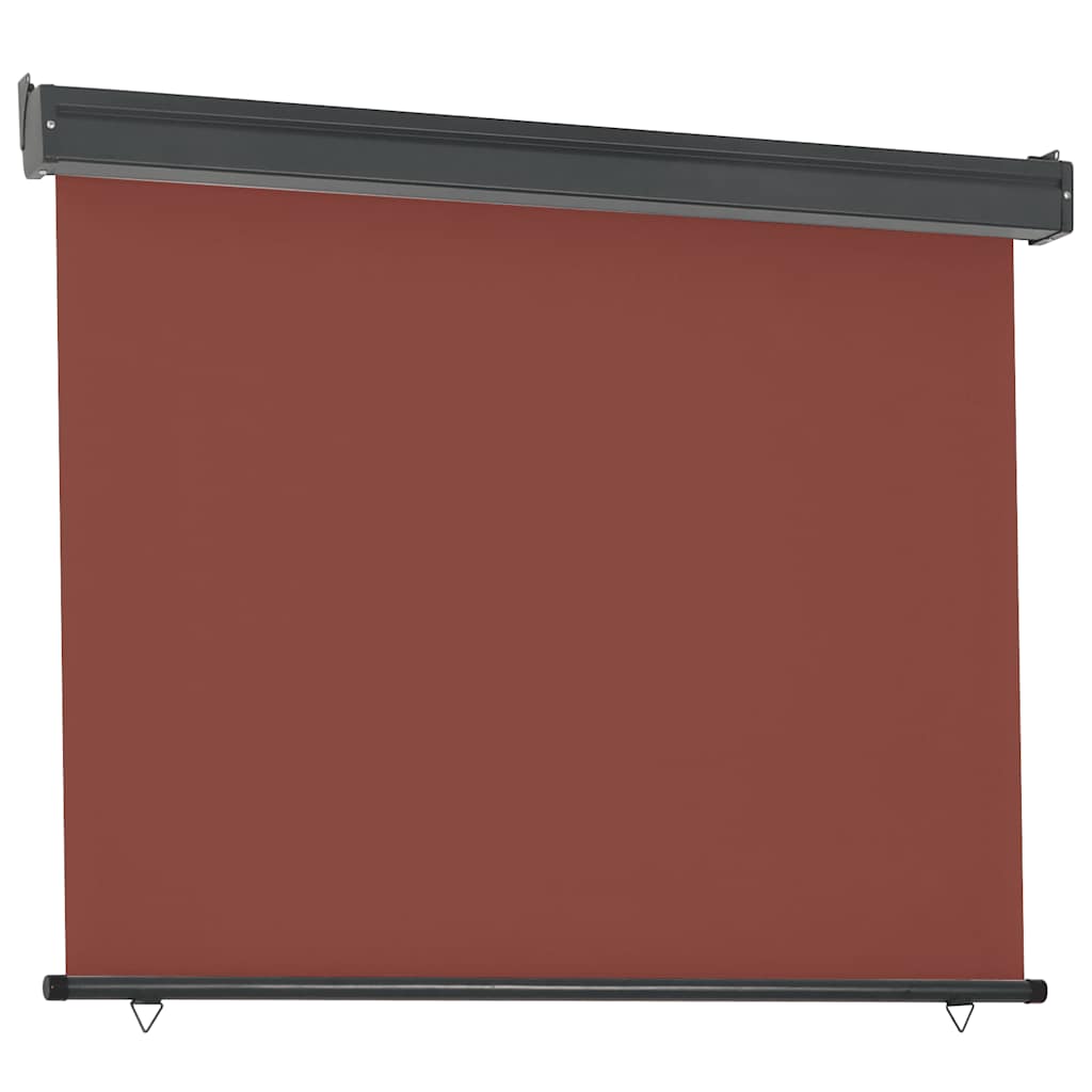 sidemarkise til altan 125x250 cm brun