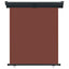 sidemarkise til altan 145x250 cm brun
