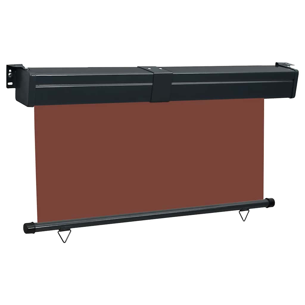 sidemarkise til altan 145x250 cm brun