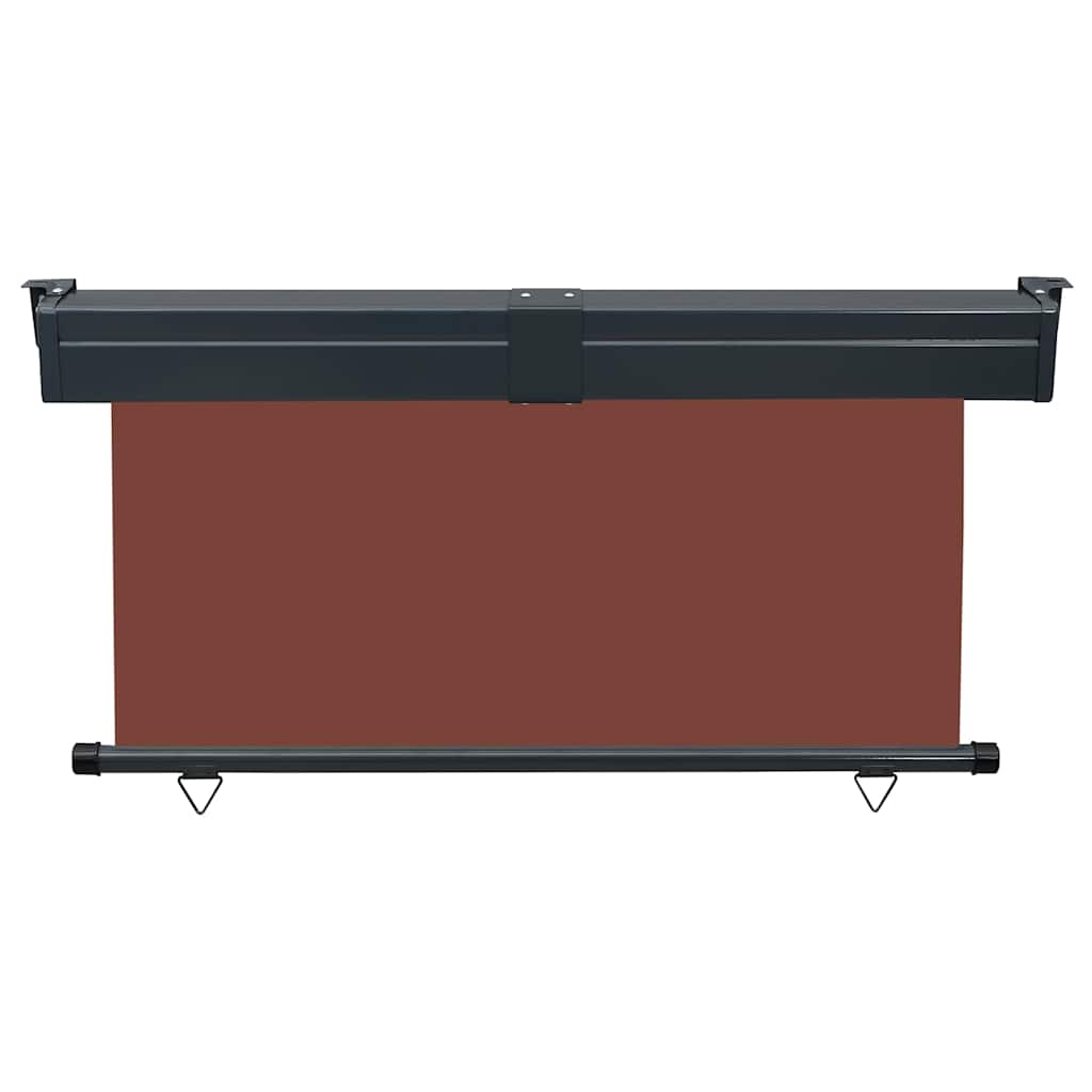 sidemarkise til altan 145x250 cm brun