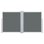 sammenrullelig sidemarkise 120 x 600 cm antracitgrå