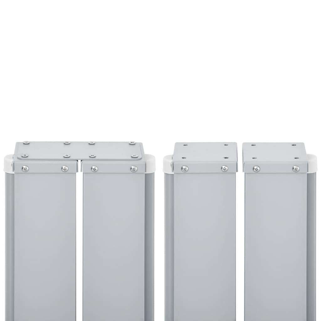 sammenrullelig sidemarkise 140 x 600 cm blå
