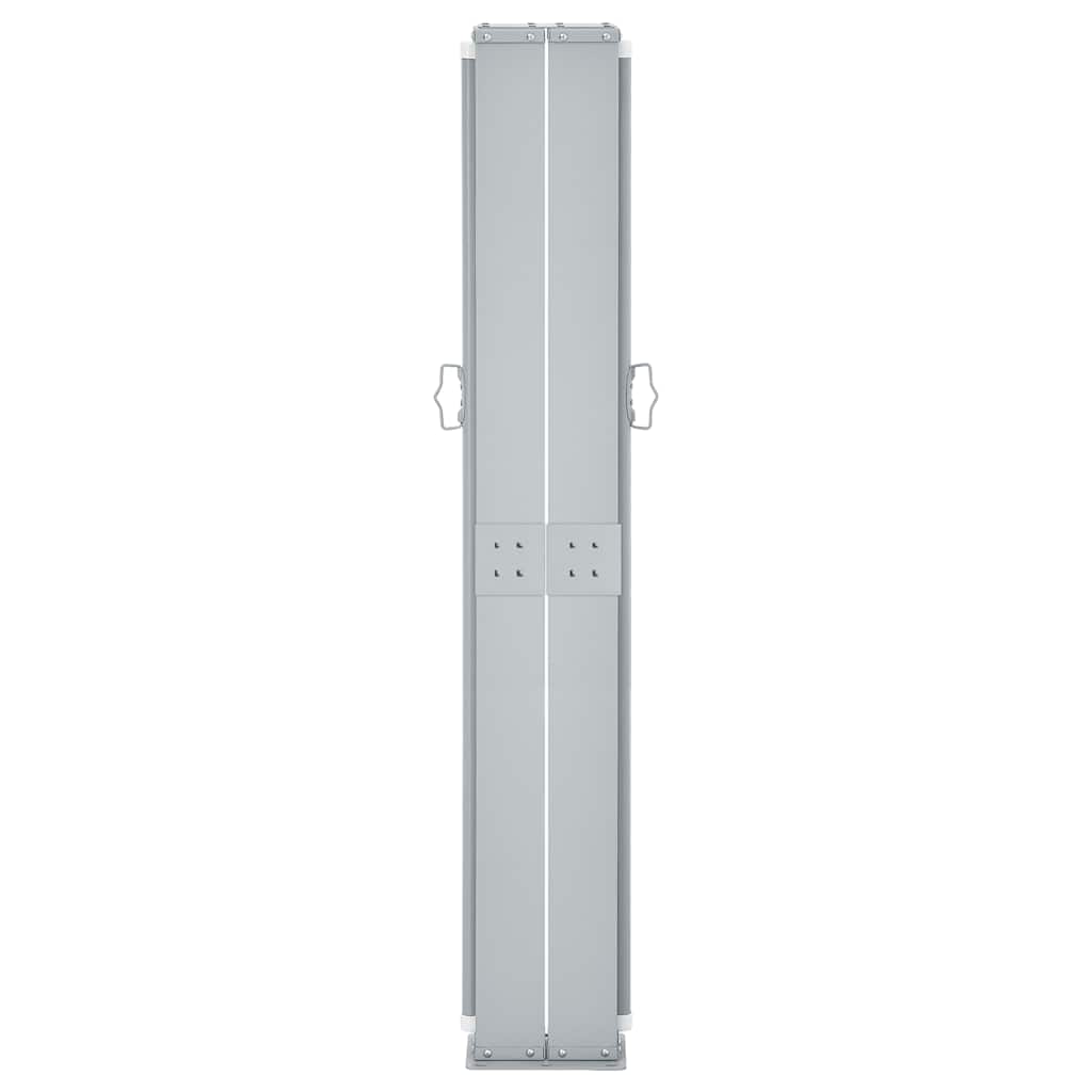 dobbelt sidemarkise til terrassen 170 x 600 cm cremefarvet