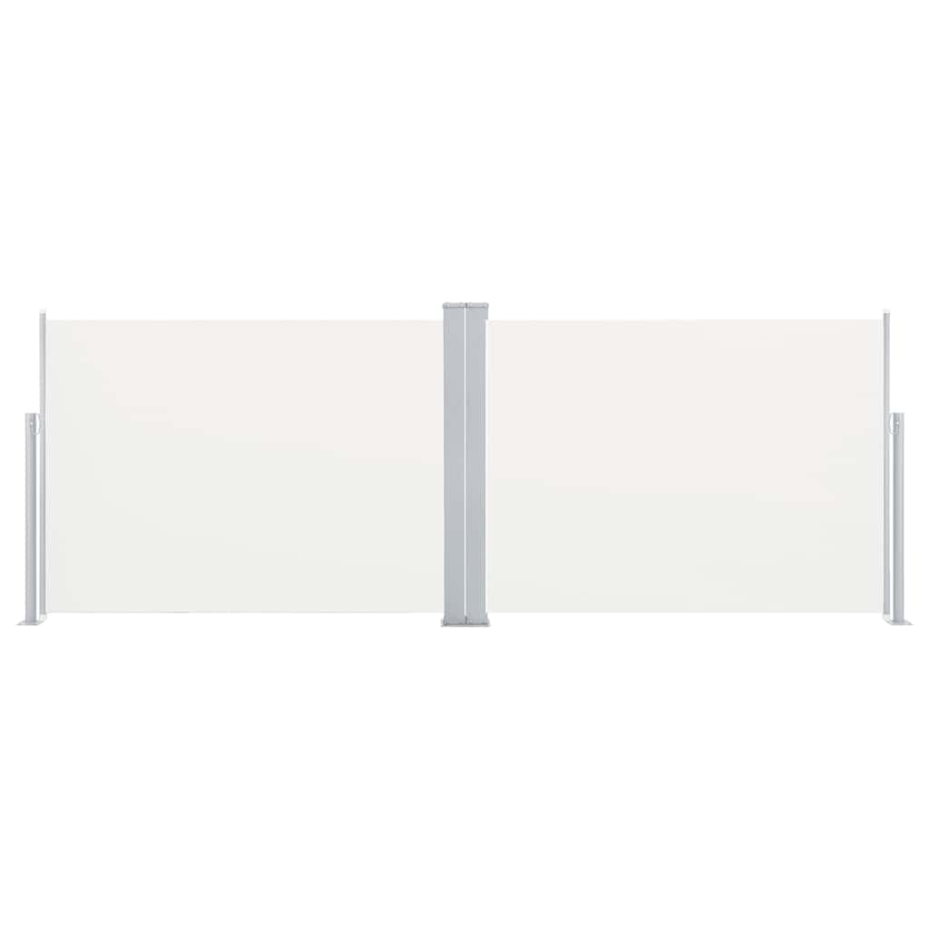 sammenrullelig sidemarkise 120 x 1000 cm cremefarvet