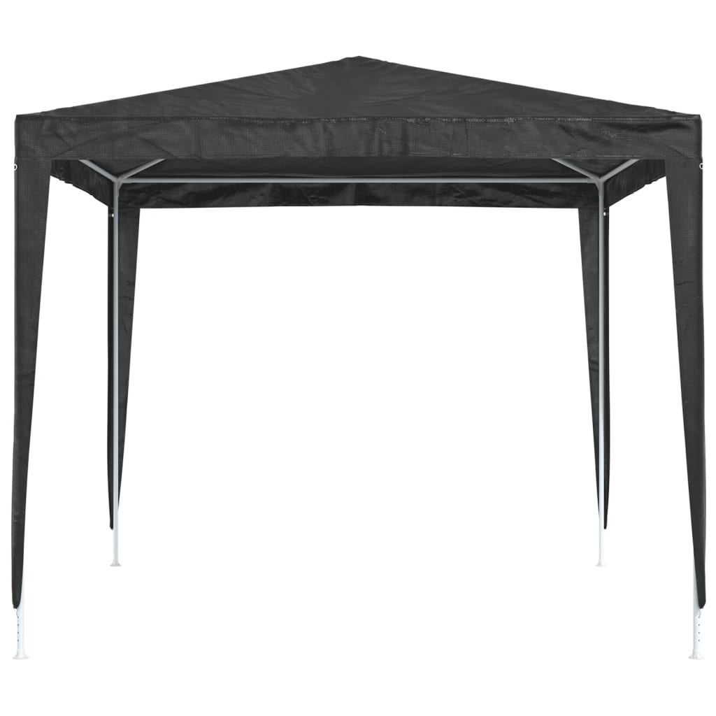 festtelt 2,5x2,5 m 90 g/m² antracitgrå