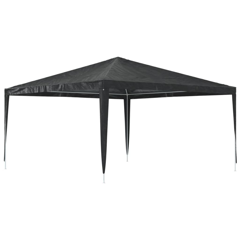 festtelt 4x4 m 90 g/m² antracitgrå