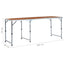 foldbart campingbord aluminium 180 x 60 cm