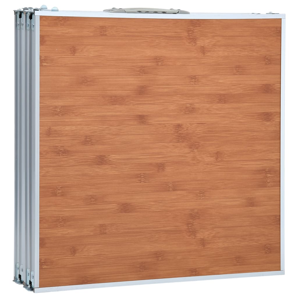 foldbart campingbord aluminium 240 x 60 cm