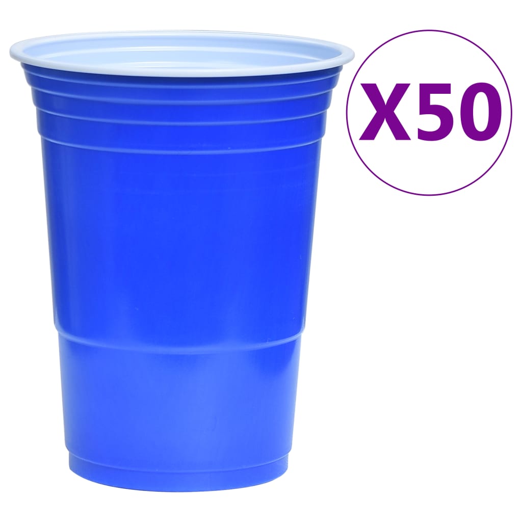 beer pong-sæt 0,5 l plastik