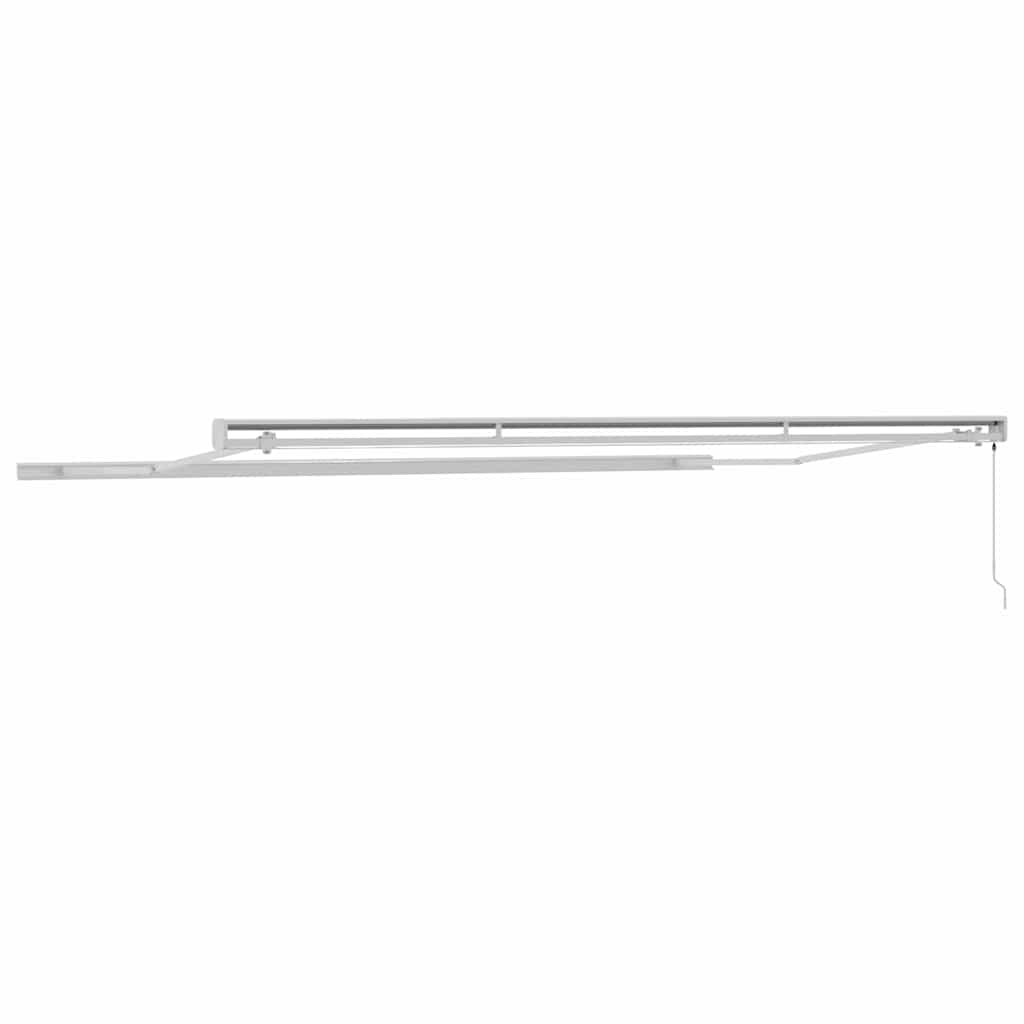 Markiseramme Hvid 500 × 300 cm Aluminium