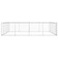 udendørs hundeløbegård 760 x 760 x 185 cm galvaniseret stål