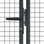 havelåge i net galvaniseret stål 400x125 cm grå