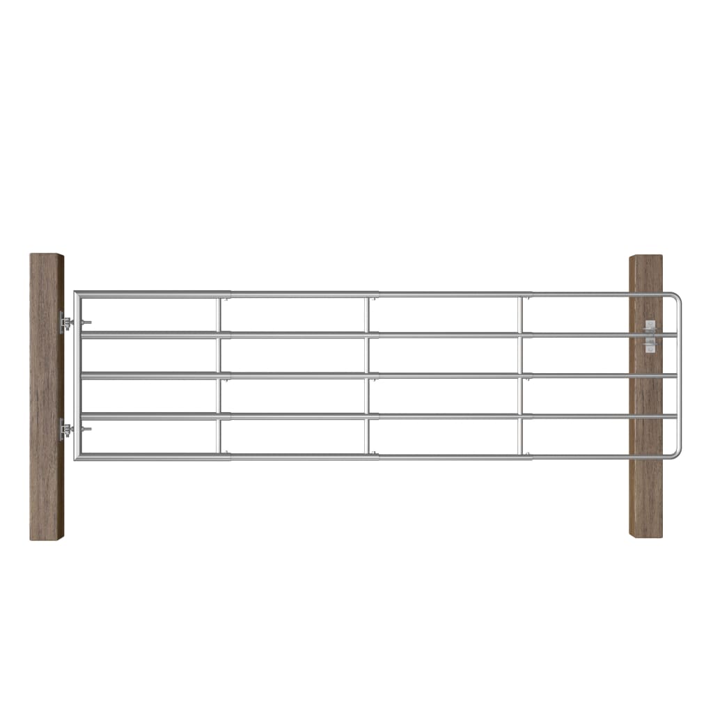 marklåge 5 dele (115-300)x90 cm stål sølvfarvet