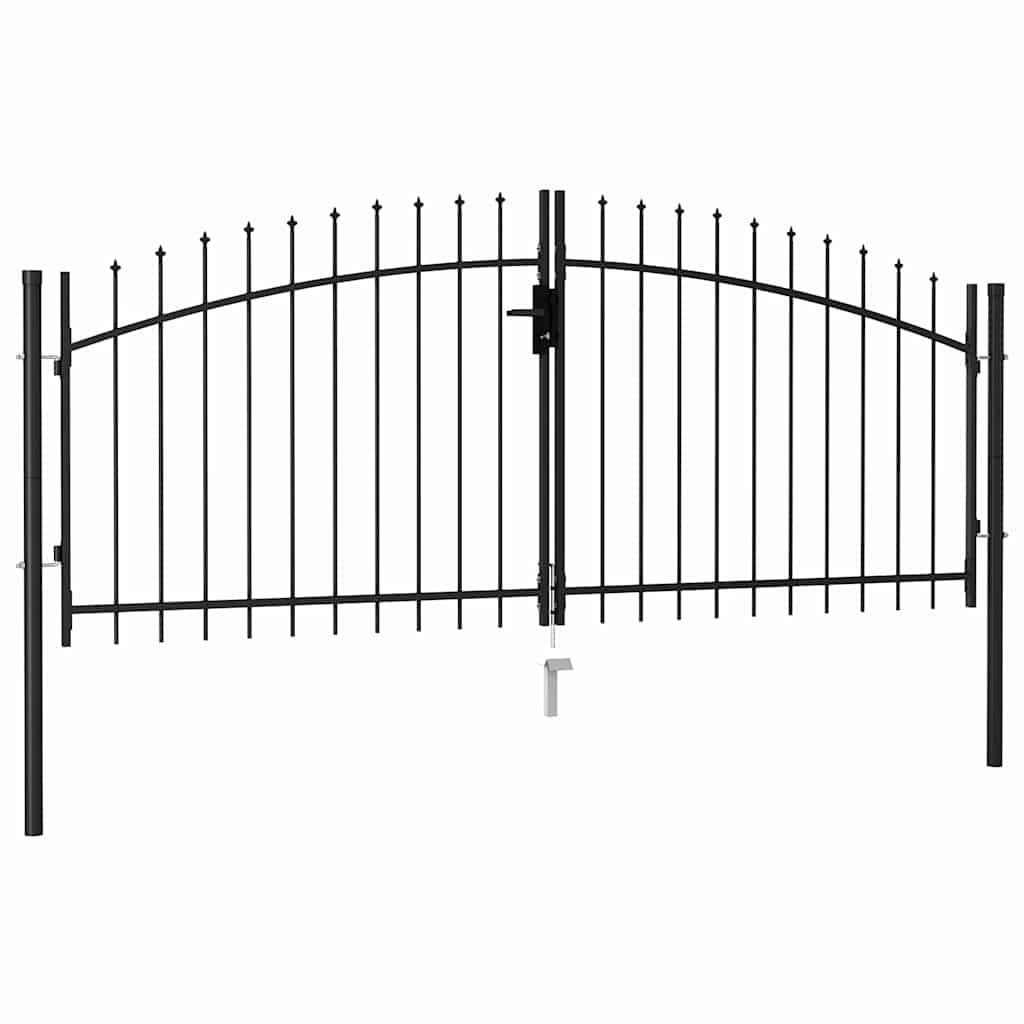 hegnslåge Woerden dobbeltdør med spydtop 299,5x174,5 cm