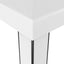 pavillon med dobbelttag 3x3 m hvid