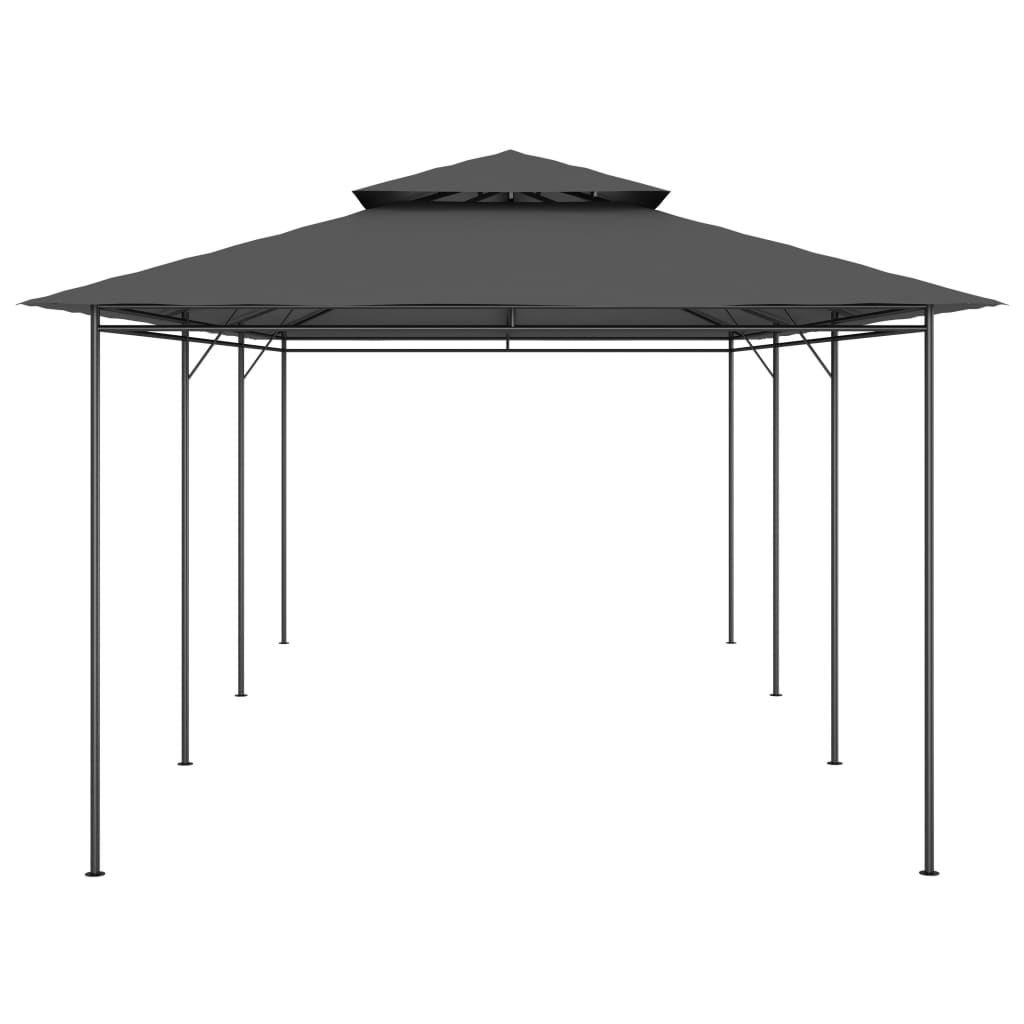 havepavillon 600x298x270 cm antracitgrå
