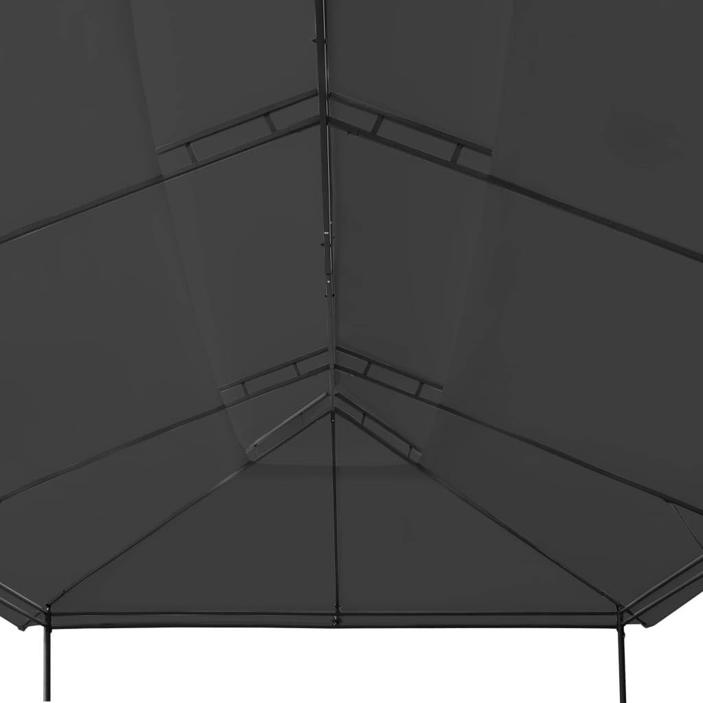 havepavillon 600x298x270 cm antracitgrå