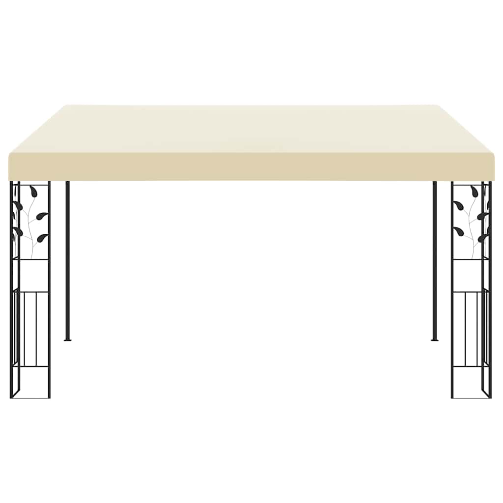 vægmonteret pavillon 4x3x2,5 m cremefarvet