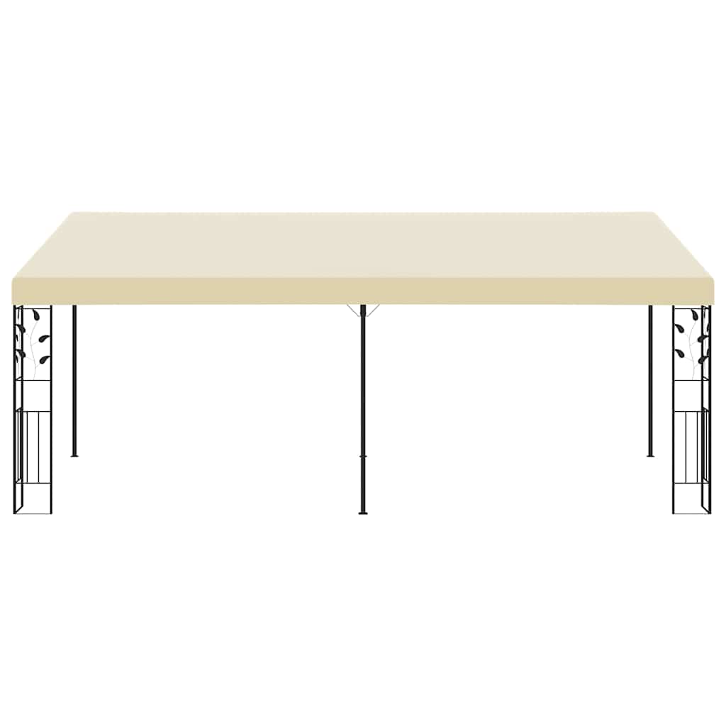 vægmonteret pavillon 6x3x2,5 m cremefarvet