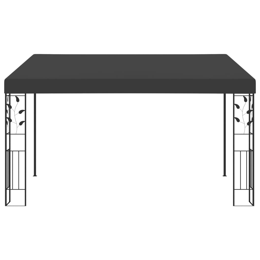 vægmonteret pavillon 4x3x2,5 m antracitgrå