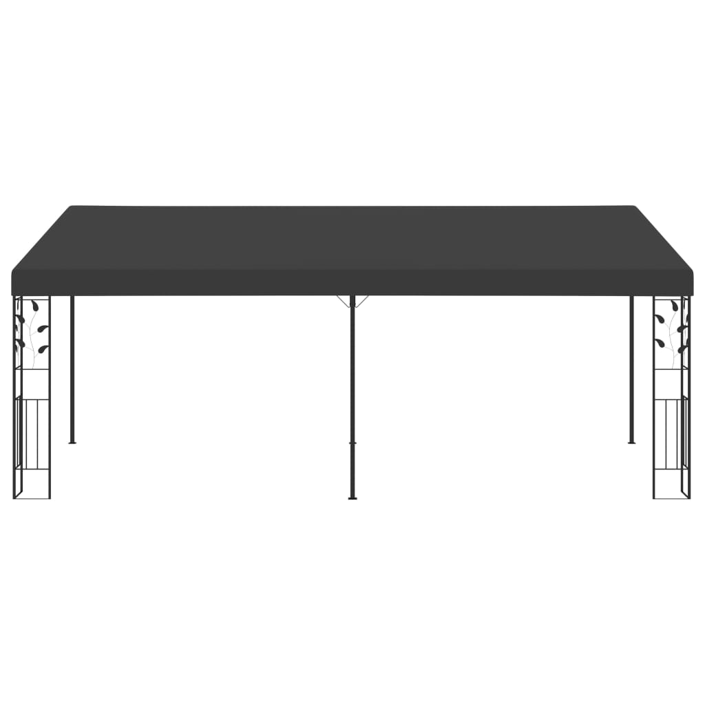 vægmonteret pavillon 6x3x2,5 m antracitgrå