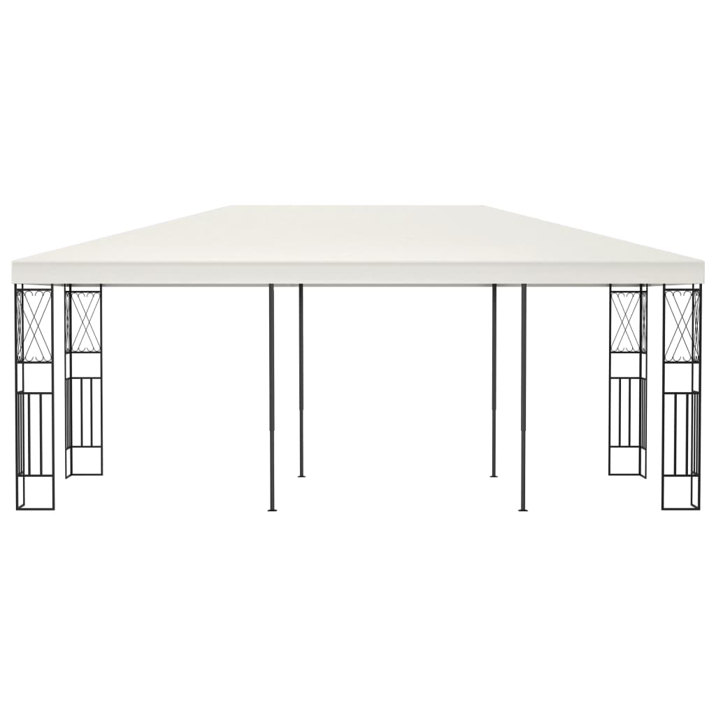 pavillon 3x6 m stof cremefarvet