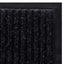 dørmåtte sort 117x220 cm PVC