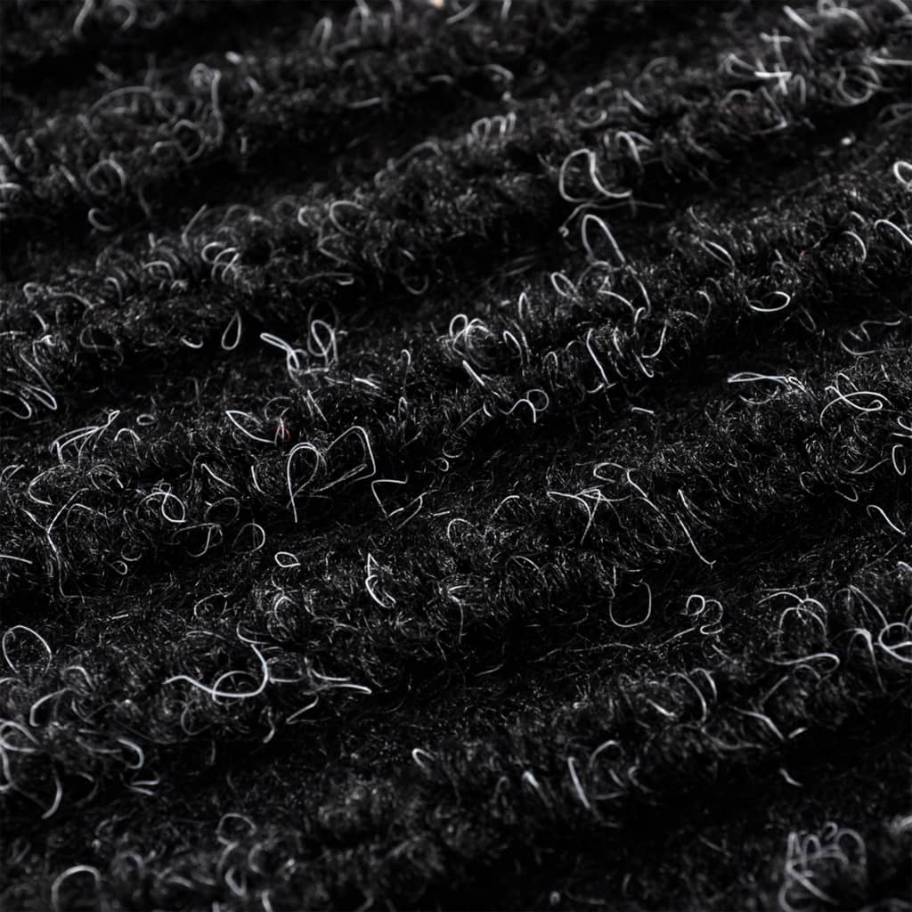 dørmåtte sort 117x220 cm PVC