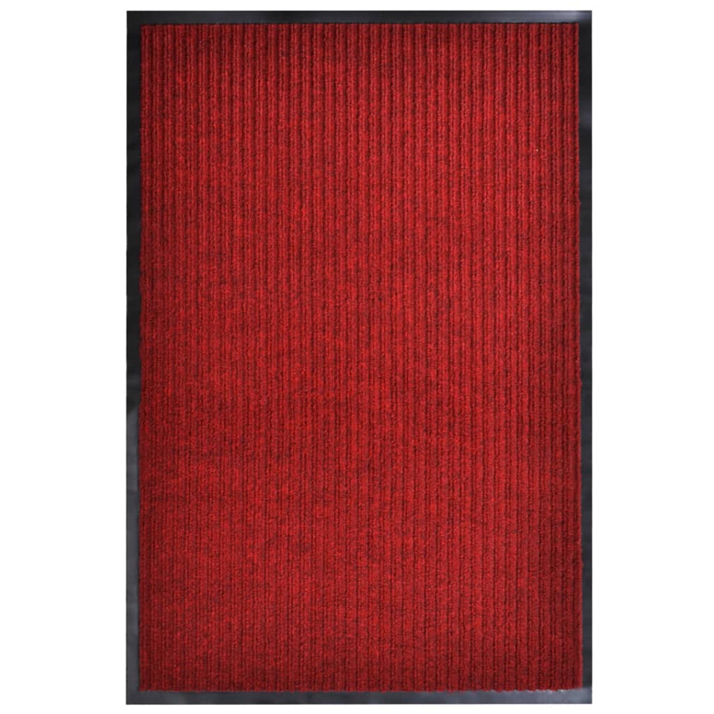 dørmåtte rød 117x220 cm PVC