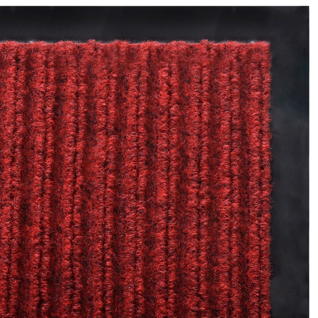 dørmåtte rød 117x220 cm PVC