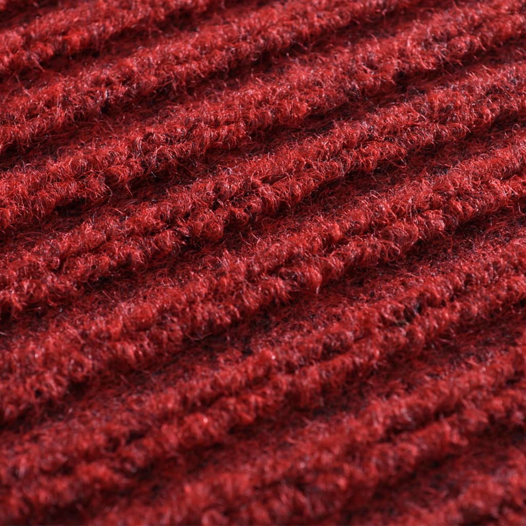 dørmåtte rød 117x220 cm PVC