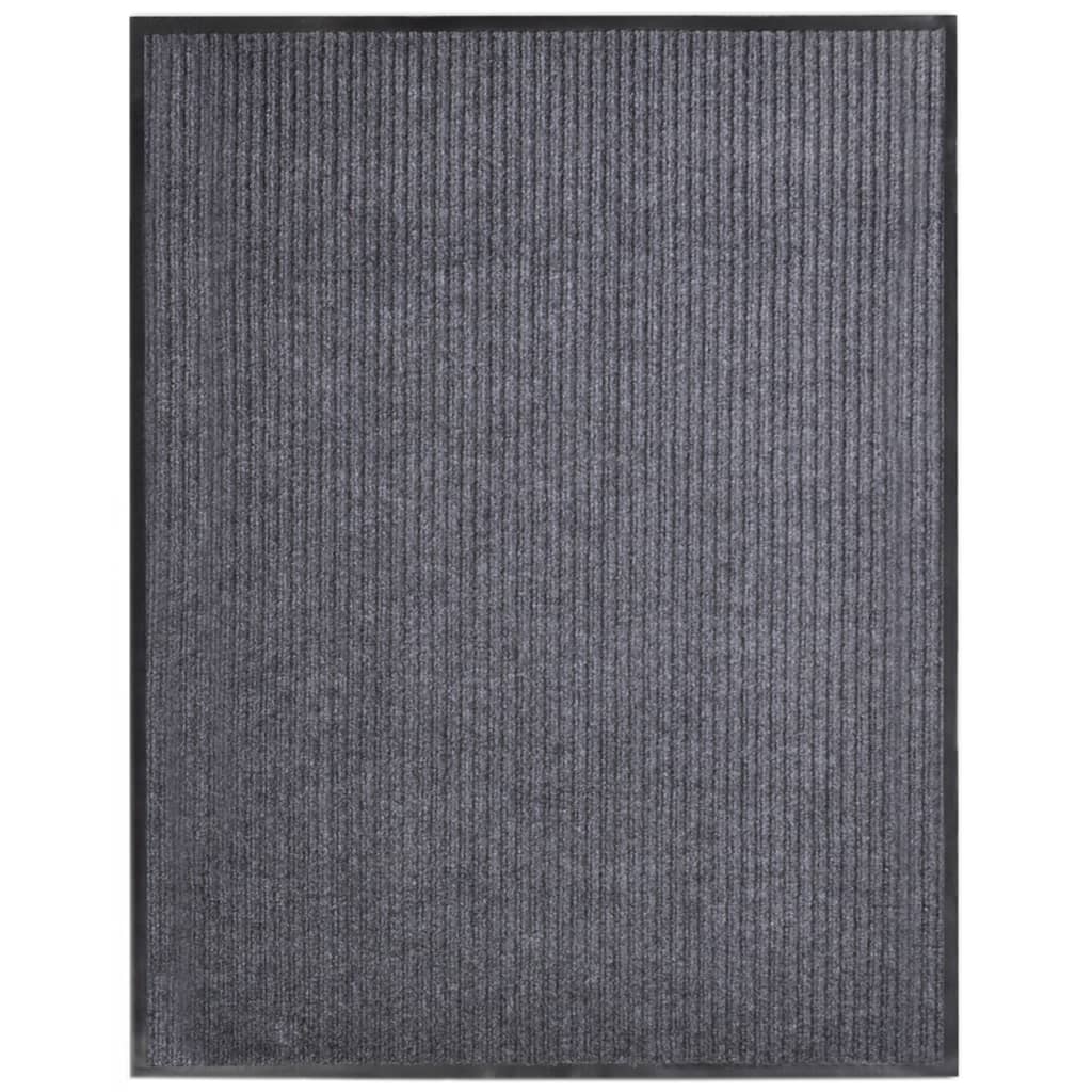 dørmåtte grå 117x220 cm PVC