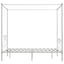 sengestel til himmelseng 160 x 200 cm metal hvid