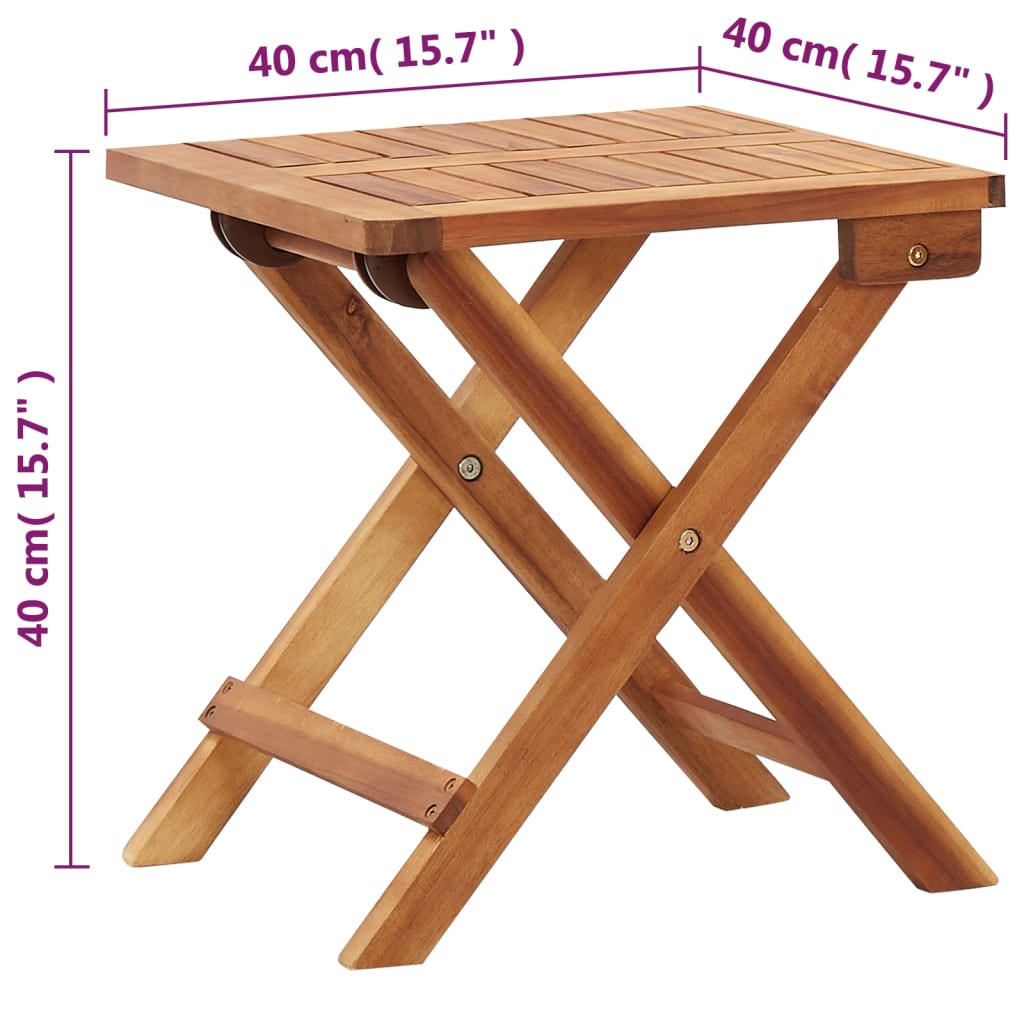 liggestol med bord polyrattan og massivt akacietræ