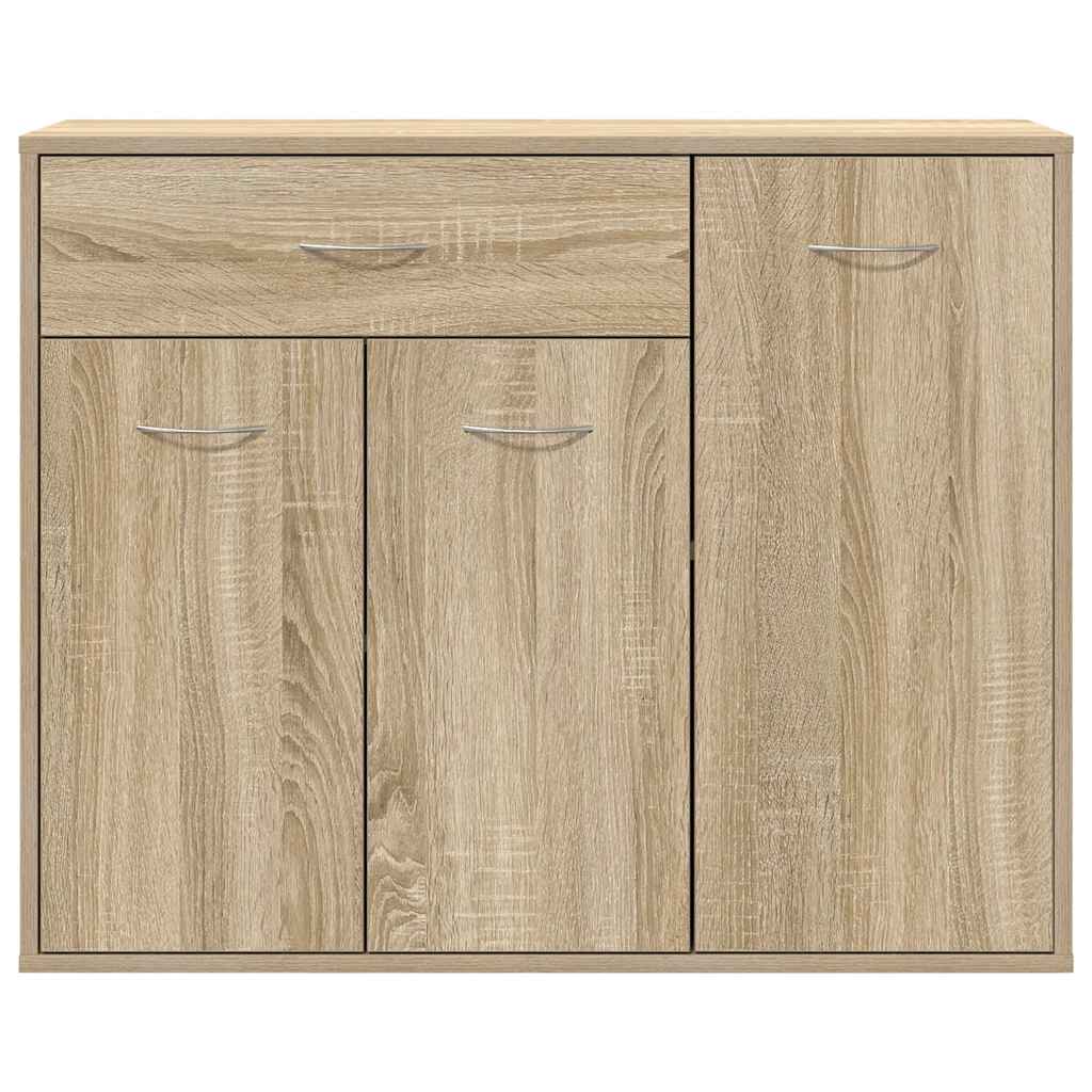 skænk 88x30x70 cm konstrueret træ sonoma-eg