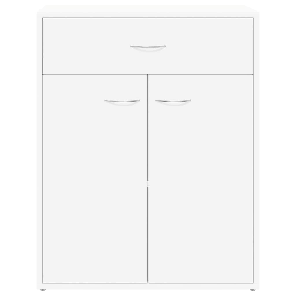 skænk 60x30x75 cm konstrueret træ hvid